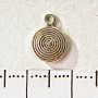 Findings Pendant "Hypnotic Spiral" 8x12mm, pack 20g +/-37pcs