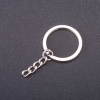 Price per Pack of 10pcs. Keyring Base, 28mm Diameter, 5cm Length