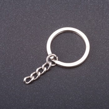 Price per Pack of 10pcs. Keyring Base, 28mm Diameter, 5cm Length