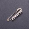 Gold-Toned Metal Pin Brooch, 5.5x1.8cm