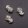 Jewellery Finding Frog Insert, 15x10mm, pack 20g +/- 10pcs