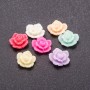 Rose Assorted Cabochon, 12mm Diameter, No Hole, Pack of 24