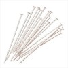 Findings Head Pin, length 40mm, "nail head" cap, light metal, 1kg