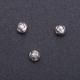 Jewellery Finding Rose Insert, diameter 7mm, pack of 28+ pcs