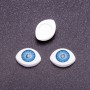 'Living Eyes' Finding Pair, Blue Pupil, 8mm Diameter, 11x14mm, Pack of 50 Pairs