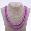 Purple Necklace, Skafarki Shell, 120cm