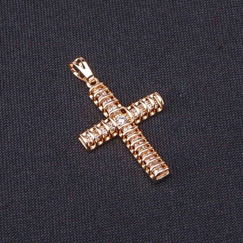 Xuping Cross Pendant 3x2cm
