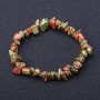 Heliotrope Chip Bracelet on Elastic