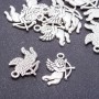 Cupid Pendant Finding, diameter 16mm, L2mm, hole diameter 3mm, pack 20g +/- 10pcs