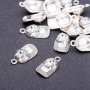 Findings Charm "Cap", diameter 10mm, length 19mm hole dia 3mm, pack 20g +/-15 pcs