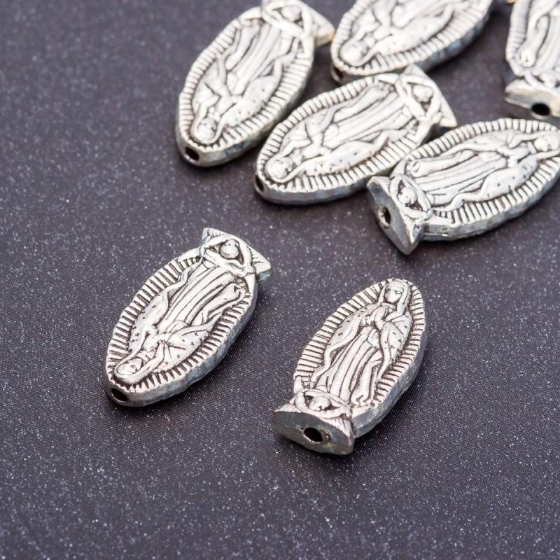 Jewellery Finding Bead Insert "Maria", diameter 10x20x4mm, hole ⌀1mm, pack 20g +/- 7pcs