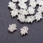 Pendant bead insert 'Hand' 12×10×3 mm hole-drilled, packaged 20g ± 17pcs