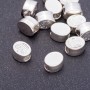 Bead Insertion Crown Findings, hole diameter 5×8, 5×10mm with approx 3.5mm hole, packaging 20g ± 13 pcs