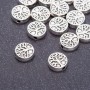 Wooden bead-insert 9x3 mm, diameter 9x3 mm drill holes, packaging 20 g ± 17 pcs