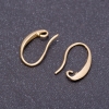 Earring Hooks, 15mm Length, Colour 'Light Bronze'
