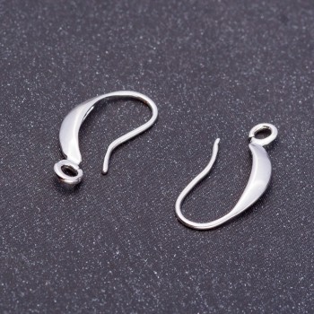Earring Hooks L 20mm, Colour 'Silver'