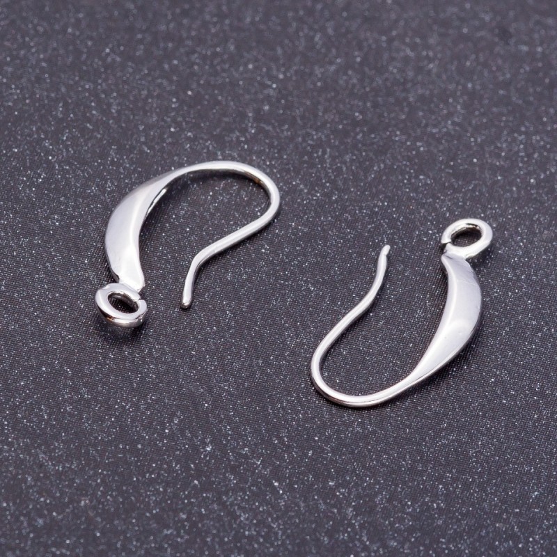 Earring Hooks L 20mm, Colour 'Silver'