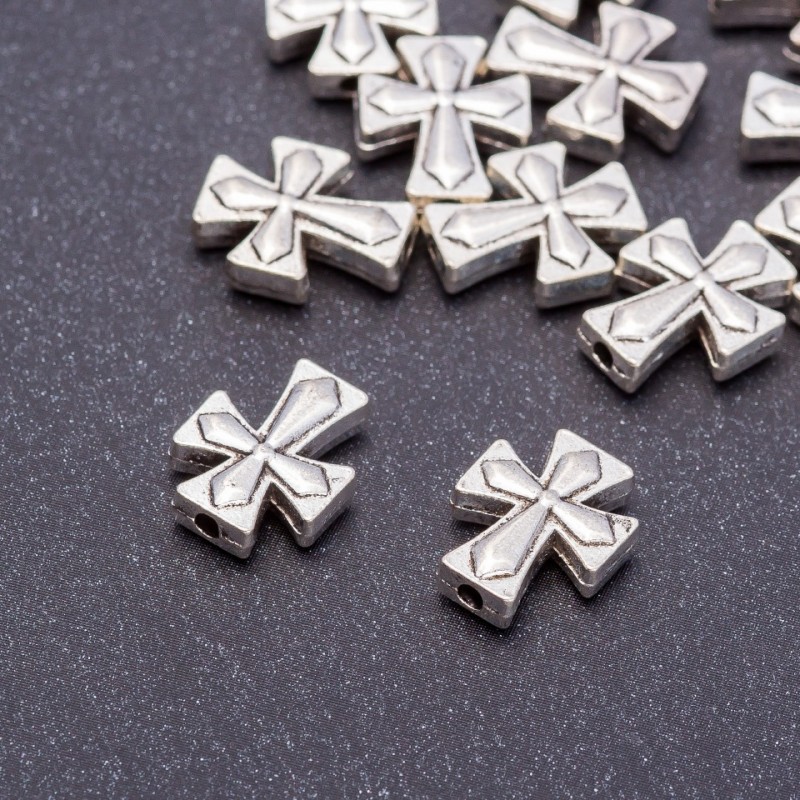 Bead Finding Insert, 11x13 mm diameter, drill holes, packaged 20 g ± approximately 13 pcs