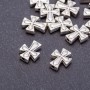Bead Finding Insert, 11x13 mm diameter, drill holes, packaged 20 g ± approximately 13 pcs