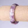 Amethyst Bracelet, 15x11mm link, on elastic