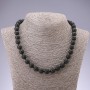 Lava Bead Necklace, diameter 10mm, length 45cm