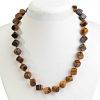 Tiger's Eye Bead Cube 10mm, 48cm length