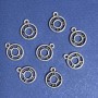 Jewellery Findings "Clock" Pendant 13x16mm, pack of 20g +/- 21pcs