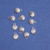 Shell Pendant Finding 10x13mm, pack 20g +/- 20pcs