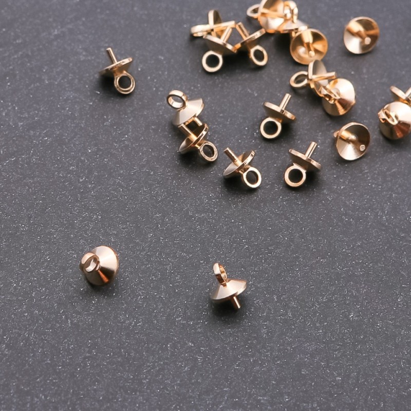 Head Pin with Cap, dmm, length 6x7mm, pack 22pcs