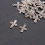 Findings Pendant Cross dmm, length 19x14mm, pack 20g +/- 25pcs