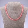 Natural Chalcedony Necklace Smooth Rondelle, diameter 8x5mm, length 45cm