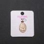 Xuping Sura Pendant, diameter 14x20mm, length 2.5cm, gold colour