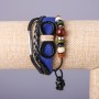 Kids' Bracelet "Infinity" Blue Adjustable Cord