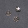 Bead End Cap Finding 16x11mm, 3mm Diameter, Pack of 18