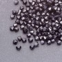 Black Plastic Bicone Bead 4x4mm, Pack 70g (approx. 2500pcs)