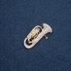 Musical Brooch "Trumpet" 47x26mm, Gold Metal Colour