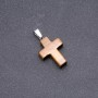 Cross Pendant, Tiger's Eye 25x18mm
