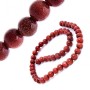 Natural Stone Beads on Thread Aventurine Golden Sand Smooth Sphere 8mm, 37.5 cm length