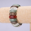 Assorted Stones Link Bracelet 25x10mm