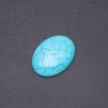 Cabochon Stone Green “Turquoise” (Pressed) 40x30mm