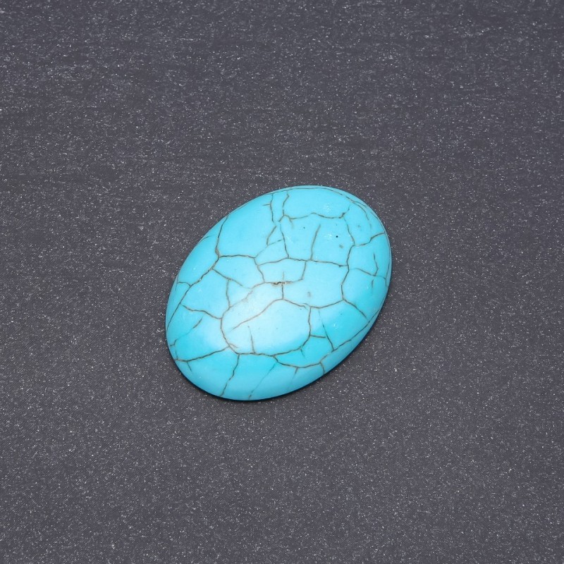 Cabochon Stone “Turquoise” (Pressed) 38x28mm