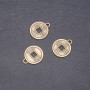 Findings Pendant Chinese Coin 20mm pack 20g +/-12 pcs