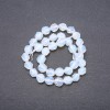 Beads Moonstone (Synthetic) Faceted, Diameter 8x10mm Strand, Length 40cm