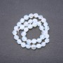 Beads Moonstone (Synthetic) Faceted, Diameter 8x10mm Strand, Length 40cm