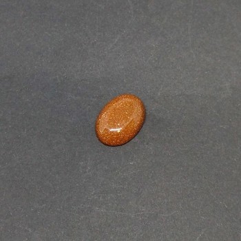 Cabochon Aventurine "golden sand" artificial 25×18mm