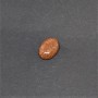 Cabochon made of natural Aventurine "Golden Sand" (press.) 20x15mm