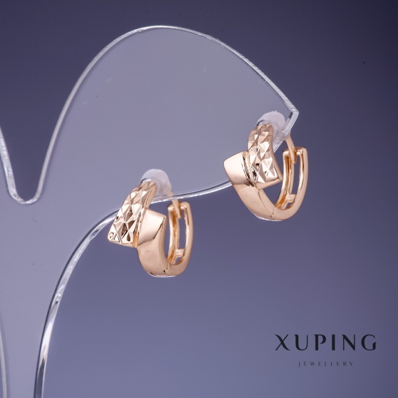Xuping Earrings 8x12mm "18K Gold Plating"
