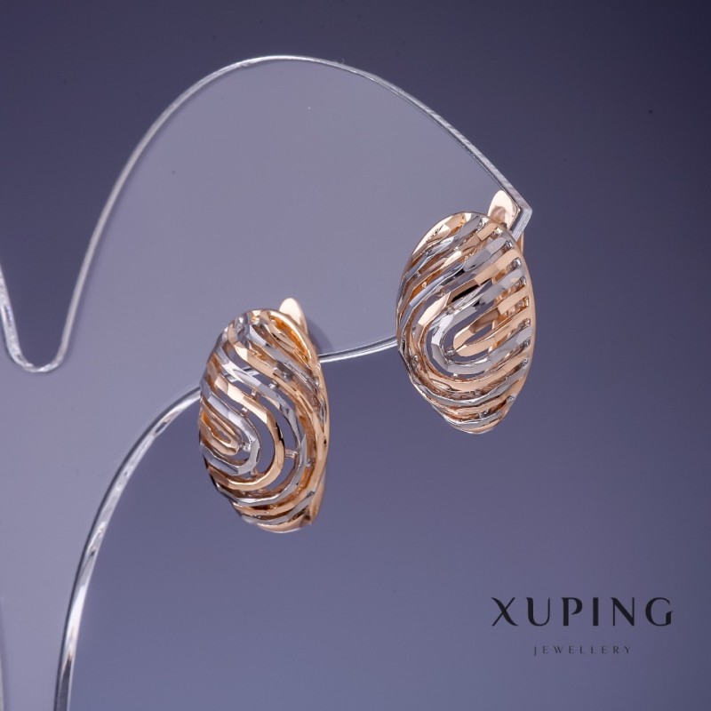 Xuping Earrings 11x17mm "18K Gold Plating"