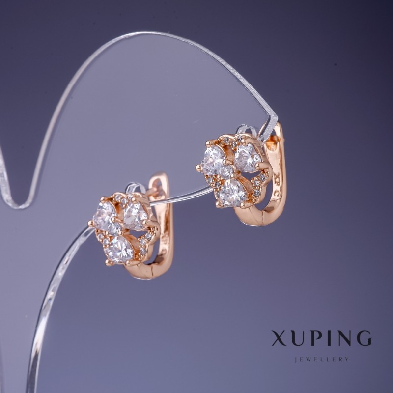 Xuping "Clover" Earrings 14x10mm "18K Gold Plating"