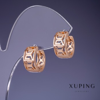 Earrings Xuping 14x7mm "18K Gold Plated"